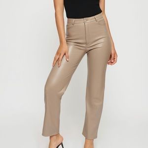 Dynamite Gisele Faux Leather Pants 